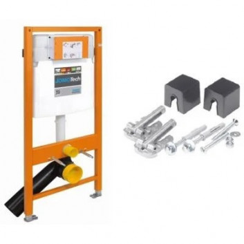 Frame samodzielny WC 50x820 cm JomoTech SLS WERIT ze spłuczką i spłukiwaniem dwudzielnym