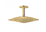 Shower head Axor Citterio C 270/270 1jet EcoSmart wit ceiling mount - gold optyczny polerowany