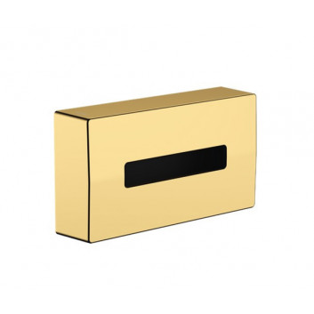Toilet paper holder Hansgrohe AddStoris witk shelf - gold optyczny polerowany
