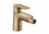 Bidet mixer 1-uchwytowa Hansgrohe Talis E wys. 158 mm, set drain, gold optyczny polerowany