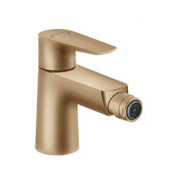 Bidet mixer 1-uchwytowa Hansgrohe Talis E wys. 158 mm, set drain, gold optyczny polerowany