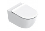 Set Catalano Sfera muszla WC hanging 55x35 cm Silentech with seat WC wolnoopadającą i z mocowaniami - white mat