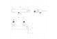 Shower mixer Emporia Fly, wall mounted, wall mounted - gun metal