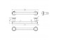 Towel rail Hansgrohe Logis Universal, długość 644 mm - chrome