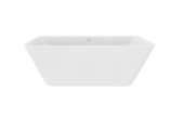 Corner bathtub asymmetric Roca Easy right, white, acrylic, 160 x 90 cm, legs w zestawie