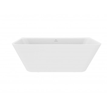 Corner bathtub asymmetric Roca Easy right, white, acrylic, 160 x 90 cm, legs w zestawie