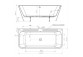 Corner bathtub asymmetric Roca Easy right, white, acrylic, 160 x 90 cm, legs w zestawie