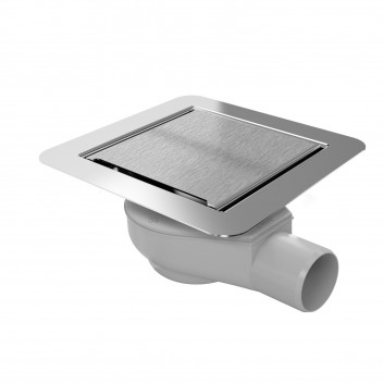Drainline, pełny set, Wiper New MCR, 600mm, finish silver mat