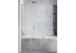 Parawan nawannowy Radaway Furo Gold PND II, prawy, glass transparent, 100x150cm, przesuwny, gold profil