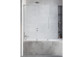 Parawan nawannowy Radaway Furo Gold PND II, prawy, glass transparent, 100x150cm, przesuwny, gold profil