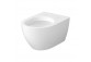 Bowl WC hanging Cersanit Zen 35,5x52,5 cm, bez kołnierza, spłukiwanie wirowe with soft-close WC seat - white shine