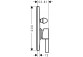 Bath tap Hansgrohe Zesis S single lever, concealed do iBox universal - chrome