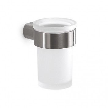 Cup for teeth cleaning Gedy Pirenei - black mat