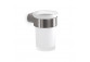 Cup for teeth cleaning Gedy Pirenei - black mat