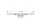 Drainline Geberit CleanLine, L 130cm - black
