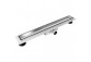 Drainline podłogowy Balneo Duplex Black 80 cm, dwustronny, low 52 mm - black