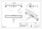 Drainline podłogowy Balneo Duplex Black 80 cm, dwustronny, low 52 mm - black