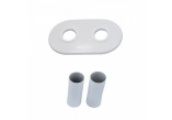 Set maskujący Imers (2 rozety i 2 tulejki) - white