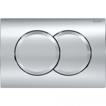 Flush button uruchamiający do spłukiwania dwudzielnego, Geberit Delta01 - Chrome Shiny 