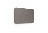 Flush button podwójnego spłukiwania Tres WC System do stelaża - grafit
