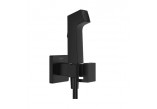 Bidet shower head Hansgrohe Bidette 1jet E EcoSmart with mixer, uchwytem i wężem shower 125 cm - black brushed chromee