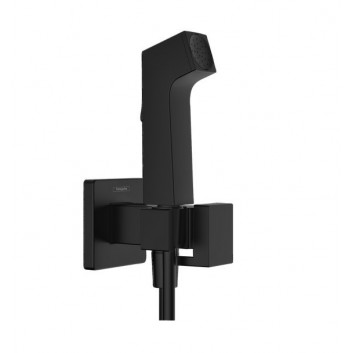 Bidet shower head Hansgrohe Bidette 1jet E EcoSmart with mixer, uchwytem i wężem shower 125 cm - black brushed chromee