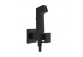 Bidet shower head Hansgrohe Bidette 1jet E EcoSmart with mixer, uchwytem i wężem shower 125 cm - black brushed chromee