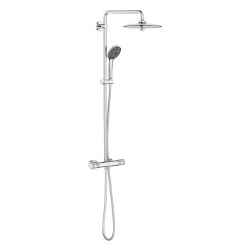 Shower system Grohe Euphoria System 260 with thermostat for wall mounting, with head shower okrągłą 26 cm - phantom black