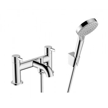 Bath tap Hansgrohe Zesis S single lever, wall mounted - chrome