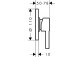 Shower mixer Hansgrohe Zesis S single lever, concealed do iBox universal - chrome