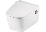 Toaleta myjąca TECEneo 54x40 cm, z przyłączem ciepłej i zimnej wody, with seat WC wolnoopadającą with cover slim - white