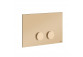 Flushing plate, Gessi Anello - Warm Bronze Brushed PVD