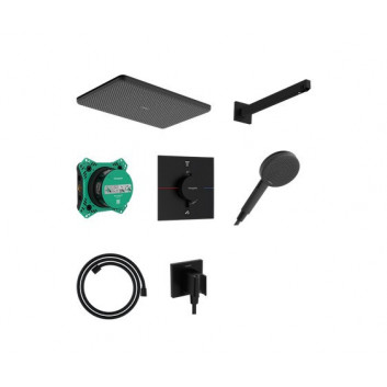 Shower set Hansgrohe Croma 220 set with thermostat and rainfall