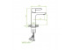 Washbasin faucet Laveo Cone, single lever - grafit