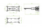 Washbasin faucet Laveo Tores concealed, with waste - chrome