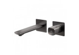 Washbasin faucet Laveo Tores concealed, with waste - grafit