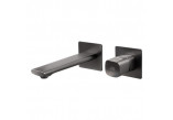 Washbasin faucet Laveo Tores concealed, with waste - black mat