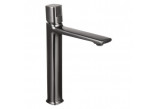 Washbasin faucet Laveo Tores tall (266 mm), single lever, with waste - black mat