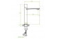 Washbasin faucet Laveo Tores tall (266 mm), single lever, with waste - black mat