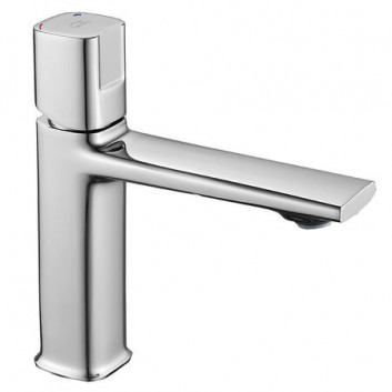 Washbasin faucet Laveo Tores tall (266 mm), single lever, with waste - chrome