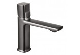 Washbasin faucet Laveo Tores standing, single lever with waste - black mat