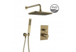 Mixer shower Laveo Tores concealed, with set - gold szampańskie
