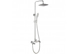 Bath tap Laveo Alea wall mounted, with swivel spout bez zestawu natryskowego - chrome
