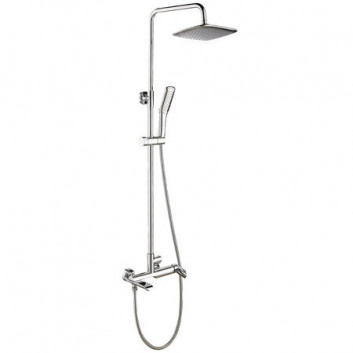 Bath tap Laveo Alea wall mounted, with swivel spout bez zestawu natryskowego - chrome