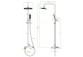 Bath tap Laveo Alea wall mounted, with swivel spout bez zestawu natryskowego - chrome