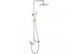 Shower column Laveo Alea wall mounted with mixer - chrome
