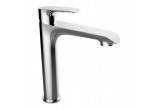 Bidet mixer Laveo Tores standing, single lever with waste - gold szampańskie