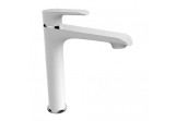 Washbasin faucet Laveo Alea standing, single lever - white/ chrome