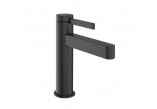 Washbasin faucet Hansgrohe Finoris, standing, single lever, height 182mm, set drain, black mat