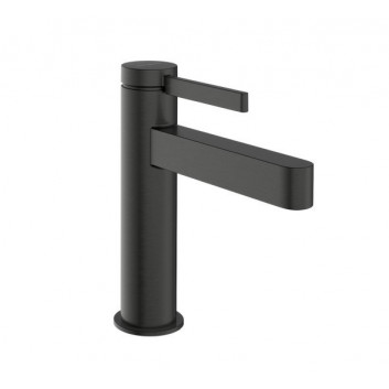 Washbasin faucet Hansgrohe Finoris, standing, single lever, height 182mm, set drain, black mat